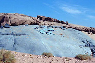 Blue desert