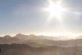 Sunrise at Mt Sinai