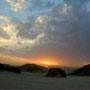 Sunset during a desert jeep tour